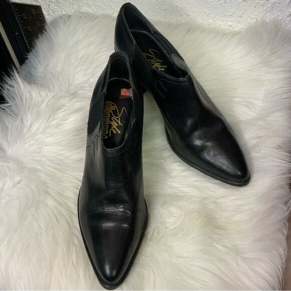 267. Ellemenno Style Autry Western Bootie Black 5.5 - Picture 10 of 10